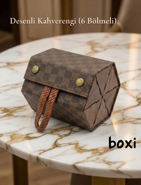 BOXI 6 Bölmeli Gözlük Kutusu