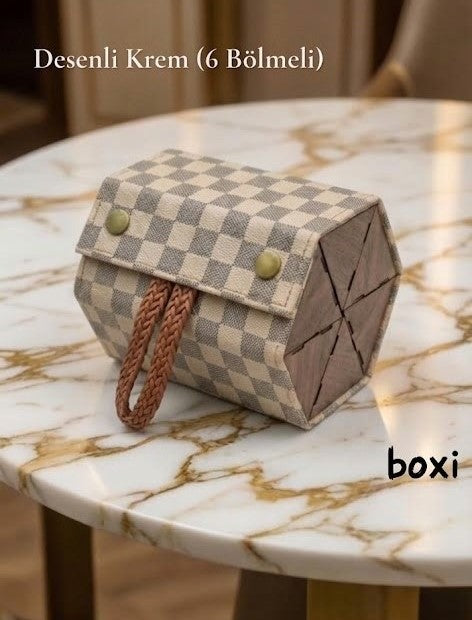 BOXI 6 Bölmeli Gözlük Kutusu