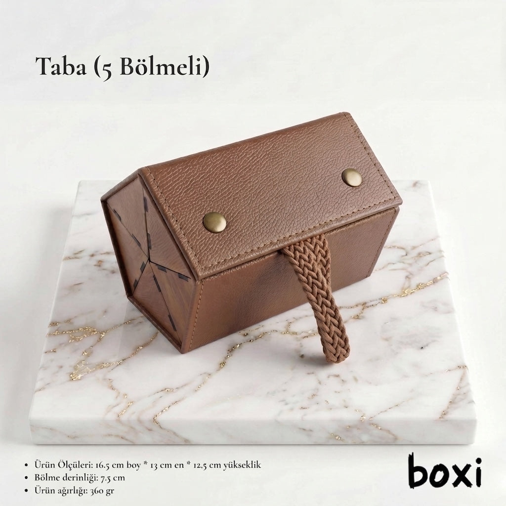 BOXI 5 Bölmeli Gözlük Kutusu