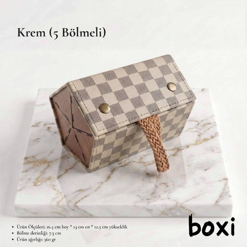 BOXI 5 Bölmeli Gözlük Kutusu