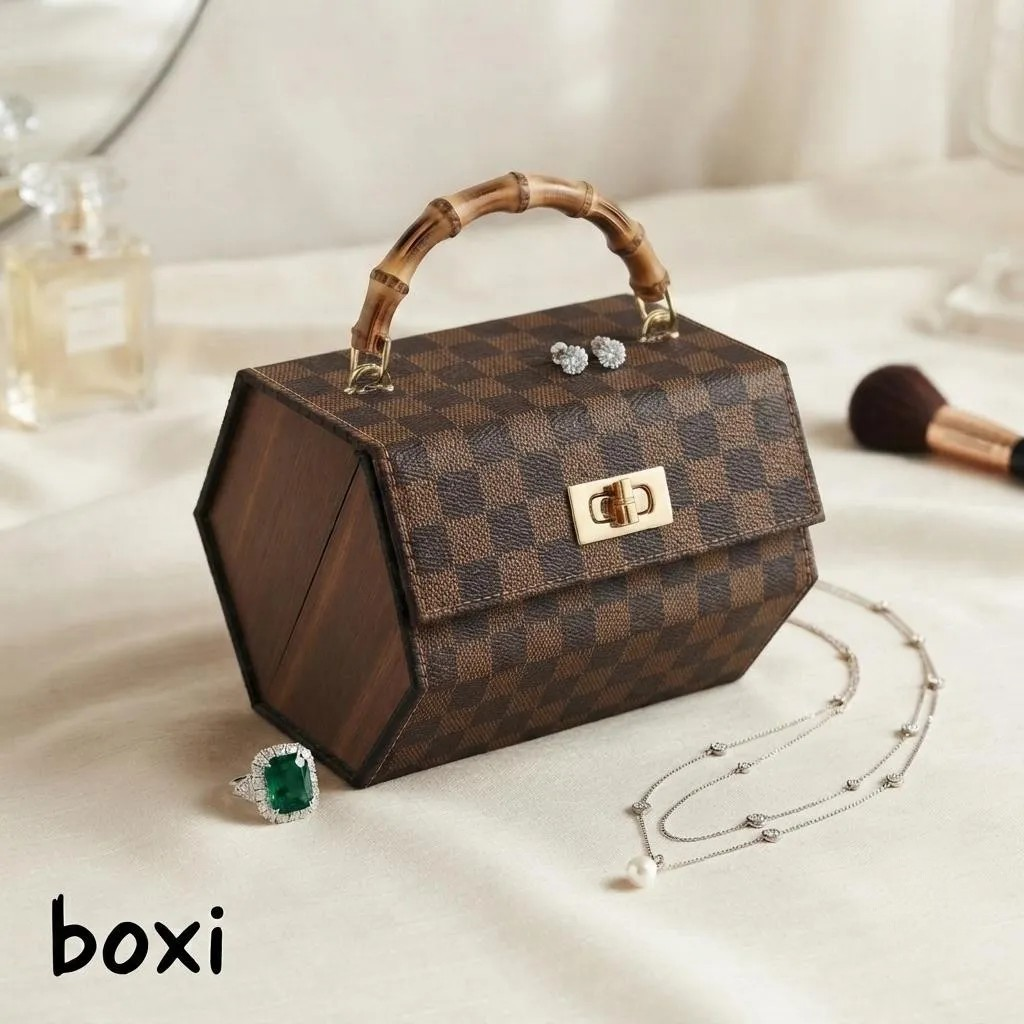 BOXI Aynalı Makyaj & Takı Kutusu