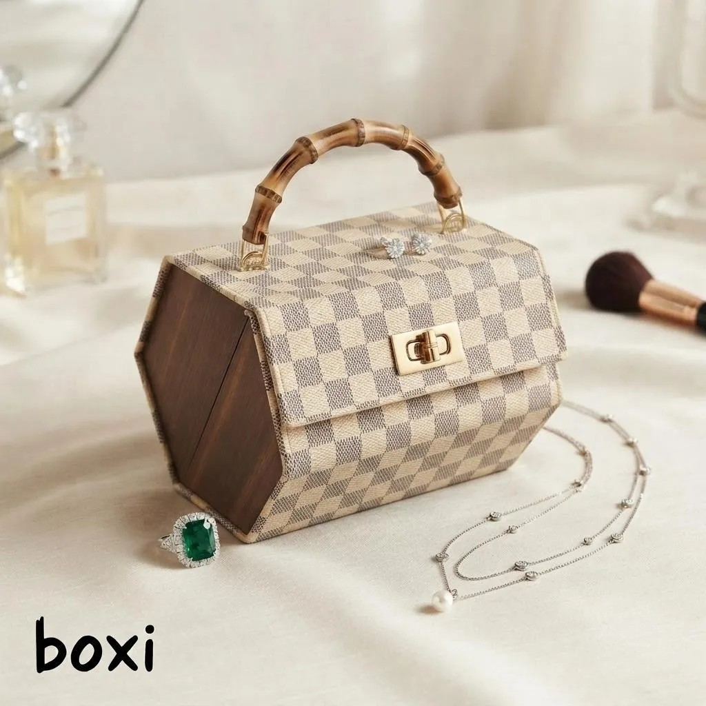 BOXI Aynalı Makyaj & Takı Kutusu